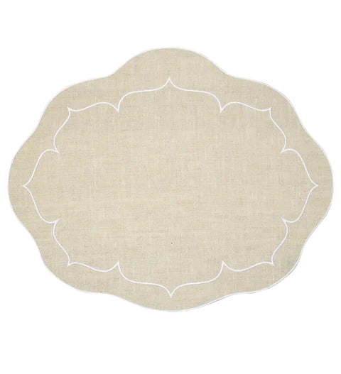 Linho Oval Linen Placemat