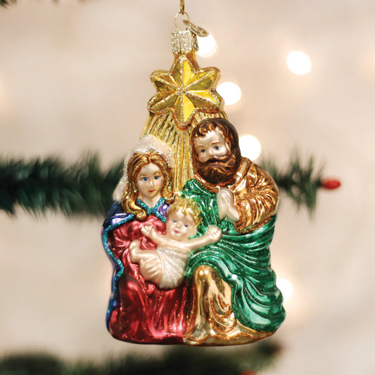 Holy Family With A Star Ornament