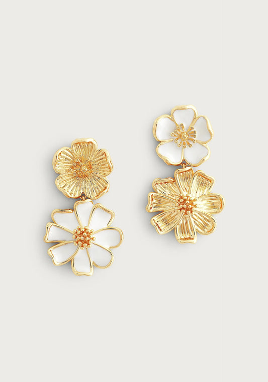 Wildflowers Mixed Drop Earrings