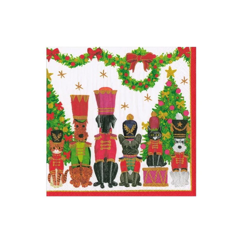 Toy Soldier Pets Napkins