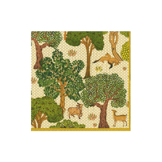Arcadian Forest Linen Napkins