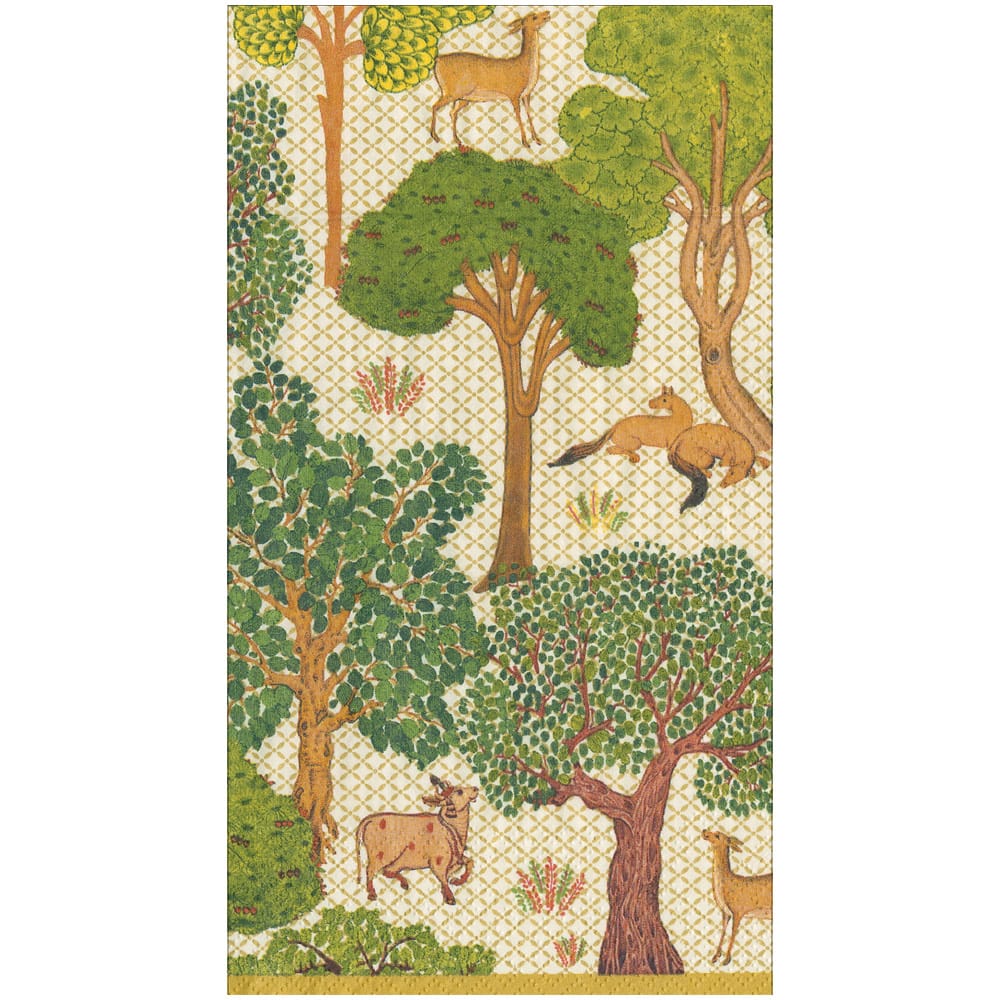 Arcadian Forest Linen Napkins