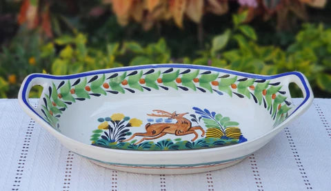 Oval Bowl with Handles