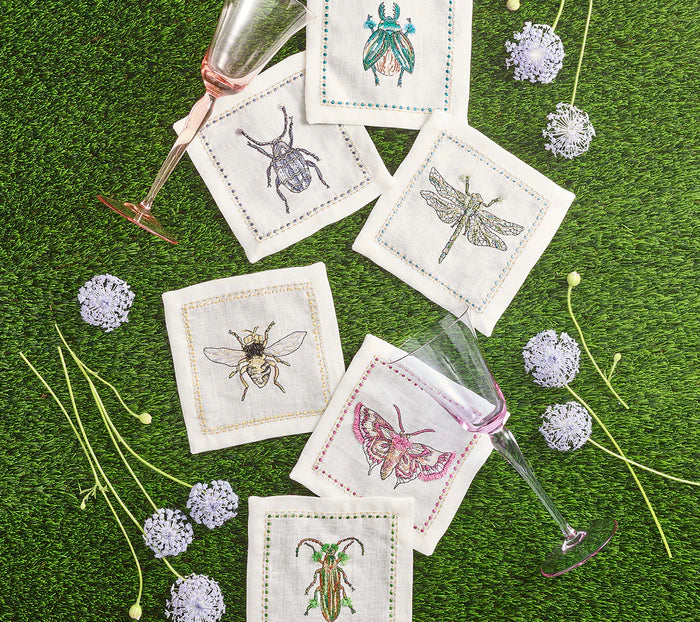 Garden Party Cocktail Napkins, Set of 6