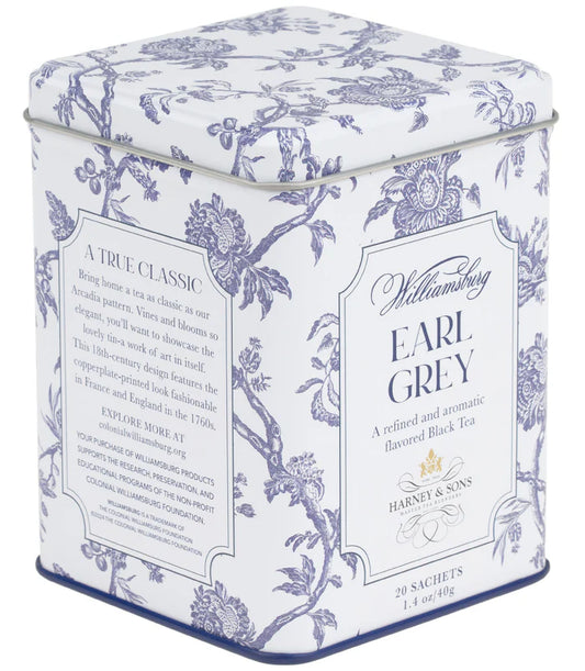 Williamsburg Earl Grey, Tin of 20 Sachets