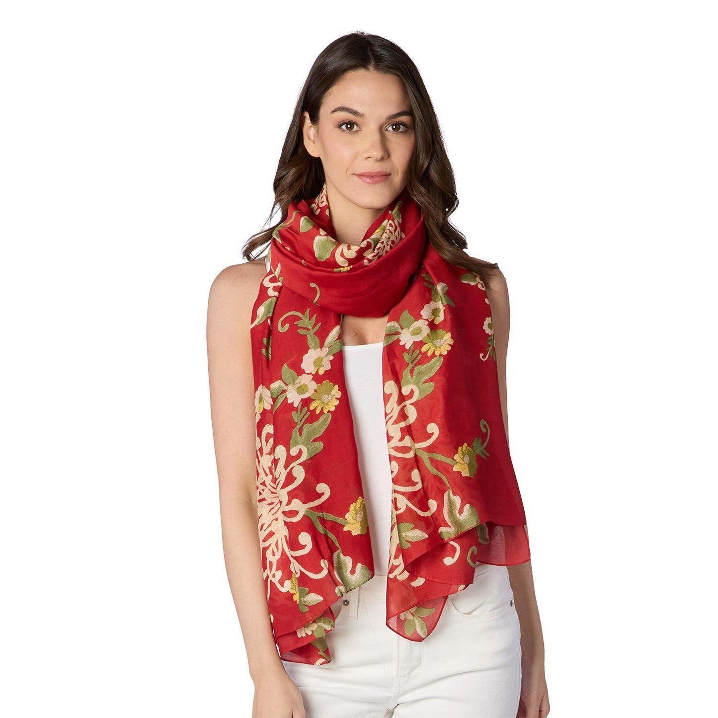 Chrysanthemum Red Scarf