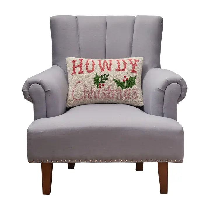 Pink Western Howdy Hook Pillow