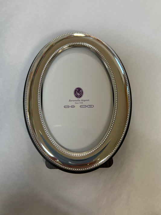 Small Bead Sterling Frame