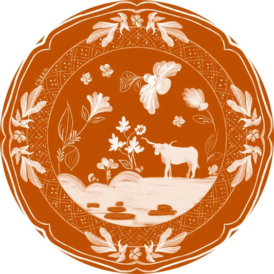 Austin Longhorn Paper Plates