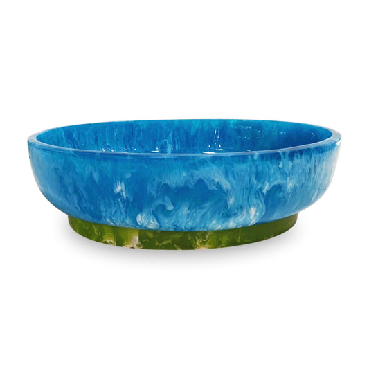RESIN Rio Large Oval Bowl with Base