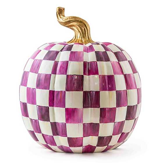 Plum Check Pumpkins