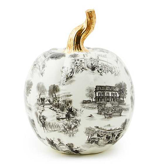 Black Toile Pumpkins