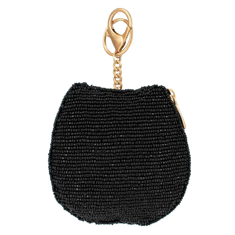 Good Luck Beaded Horse Shoe Coin Purse/Key Fob