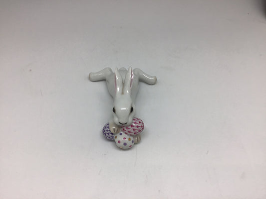 Lying Bunny with Eggs