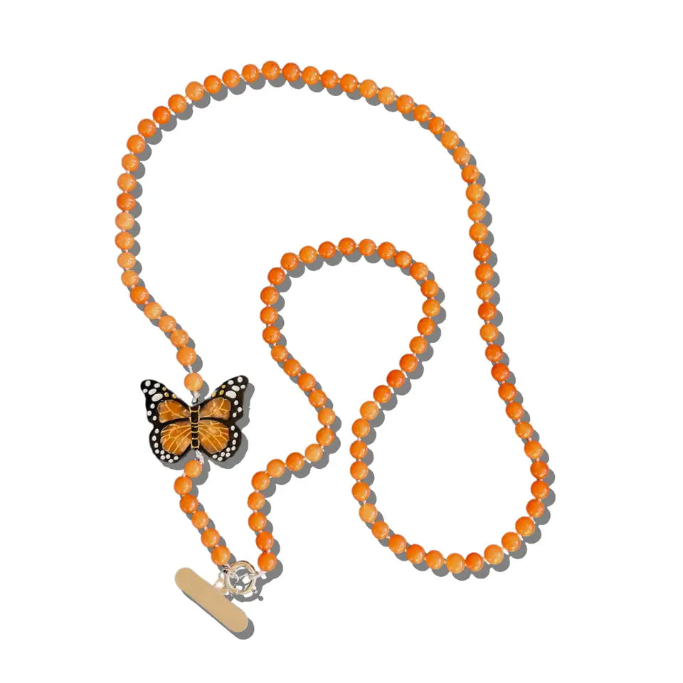 Hand-Painted Crossbody Phone Chain