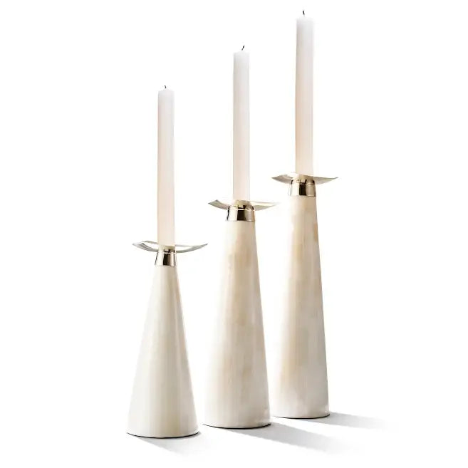 Bone Trio Candle Holder