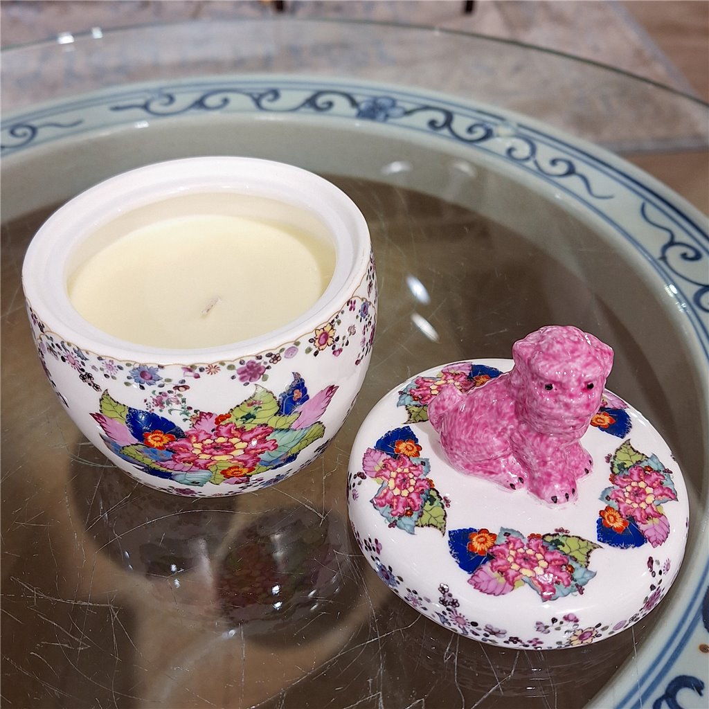Foo Dog Lidded Box Candle