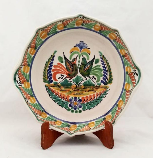 Octagonal Bowl with Handles