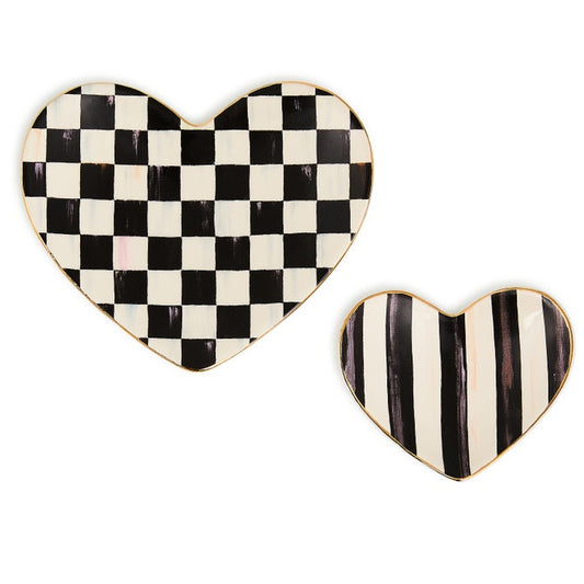 Heart Trinket Dishes, Set Of 2