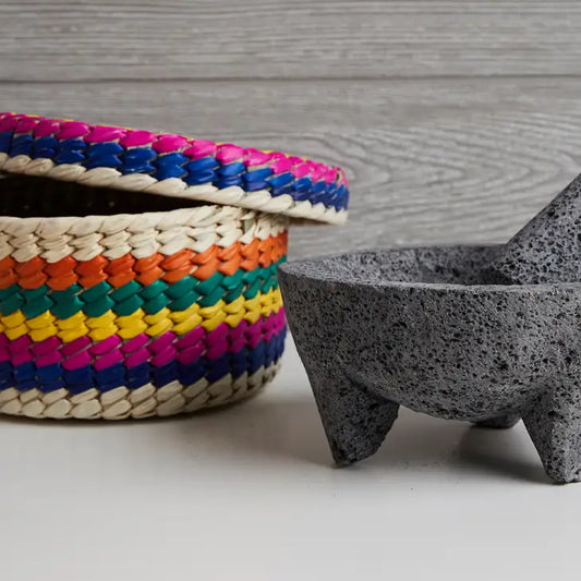 Molcajete & Tortilla Basket