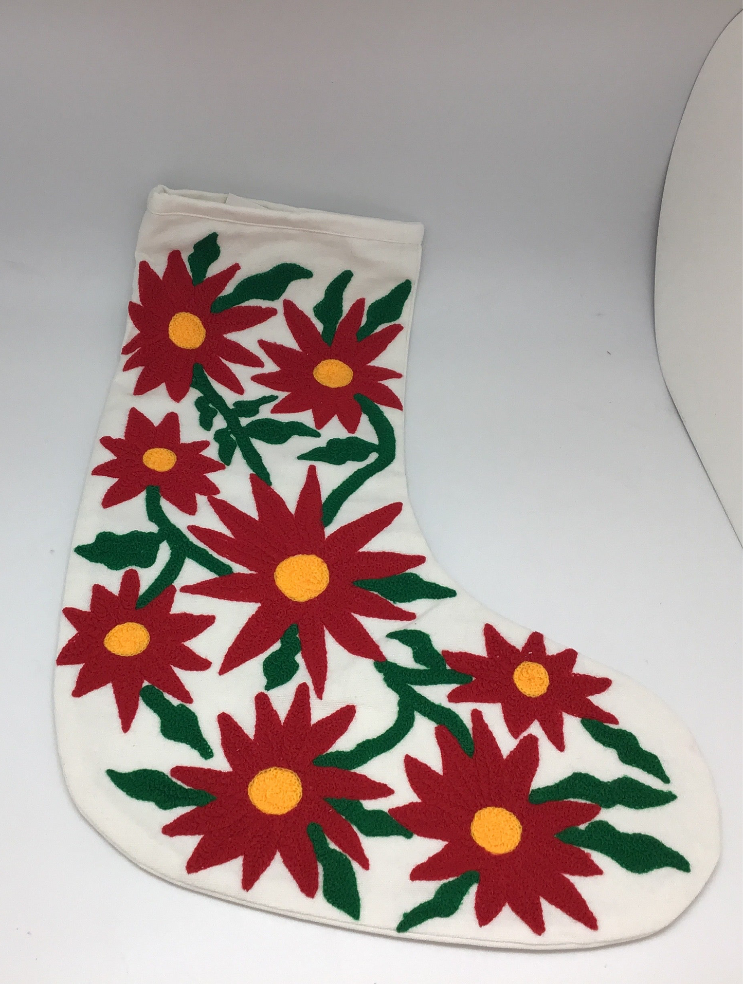 Poinsettia Stocking