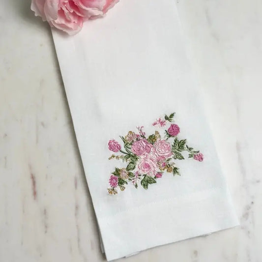 Vintage Floral Towel