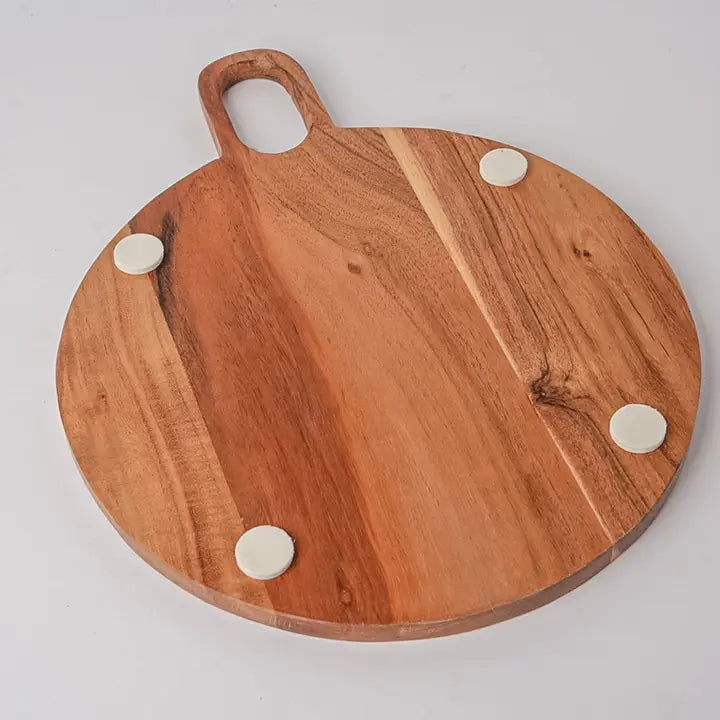 Acacia Circle Serving Board