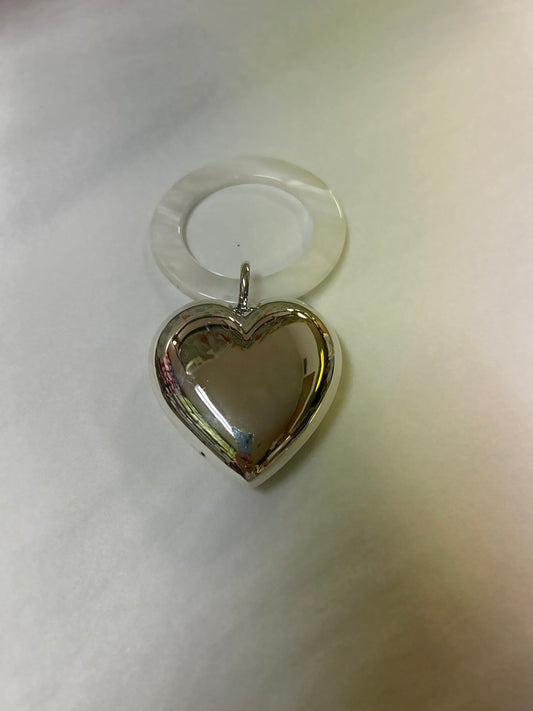 Heart Sterling Teether