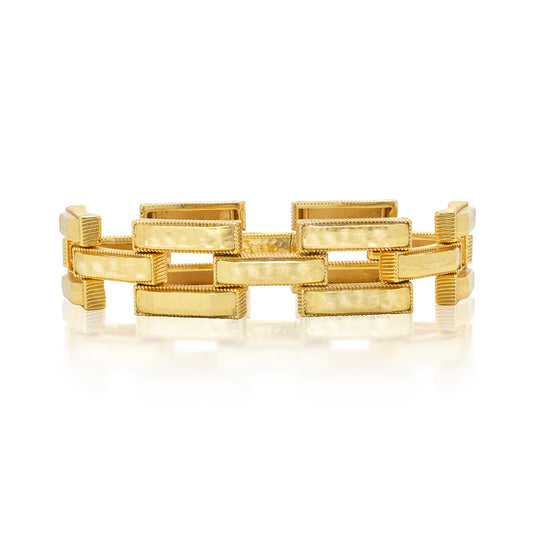 Pathway Link Bracelet, 7.5" - Gold