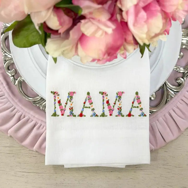 Floral Mama Linen Towel