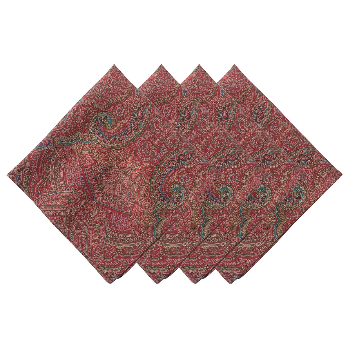 Paisley Red Table Linens