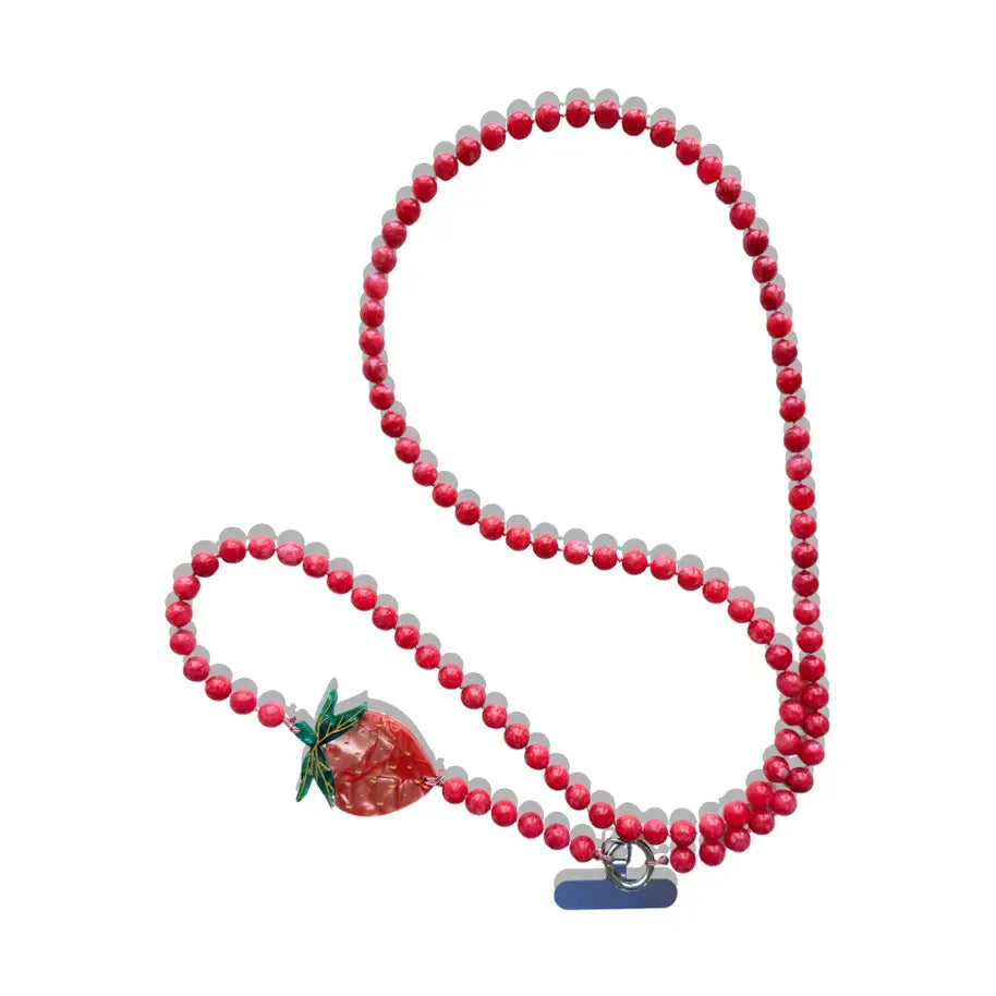 Hand-Painted Crossbody Phone Chain