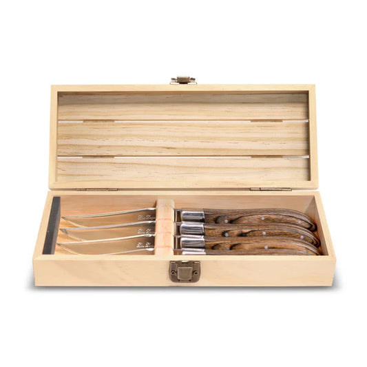 Noyer Pakka Wood Knives Set of 4