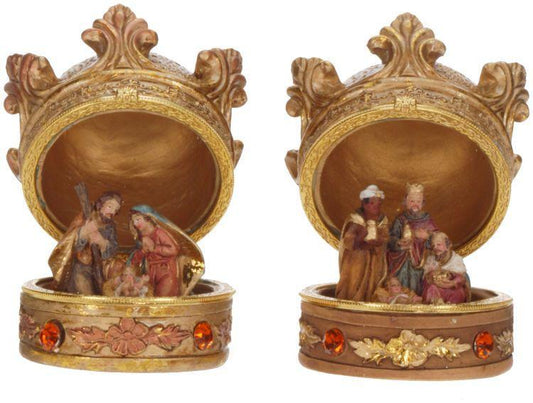 Crown Nativity Box