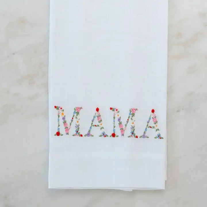 Floral Mama Linen Towel