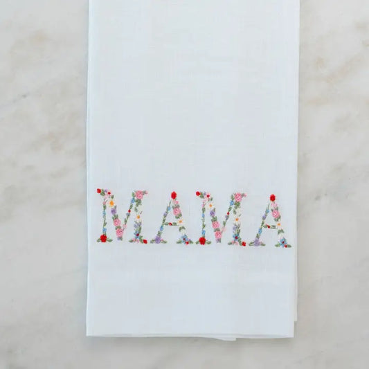 Floral Mama Linen Towel