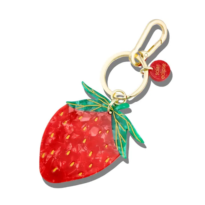 Hand-Painted Bag Charm + Keychain
