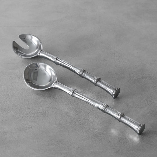 Garden Bamboo Salad Servers