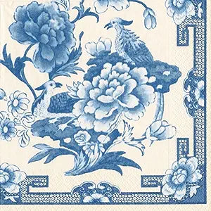 Coctail Blue & White Napkin
