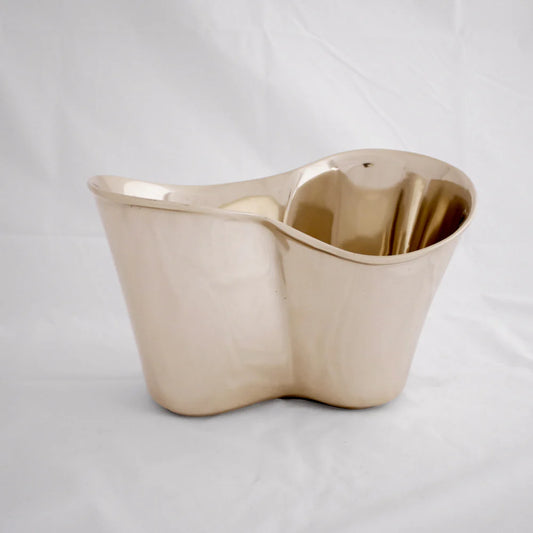 Sierra Modern Gold Double Ice Bucket