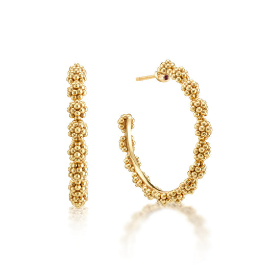 Icon Medium Hoop Earrings - Gold