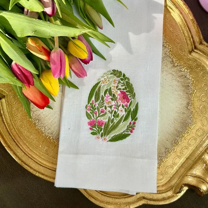 Garden Easter Egg Towel