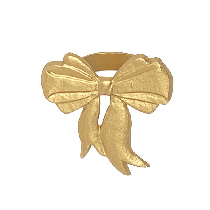 Bow Napkin Ring Set of 4