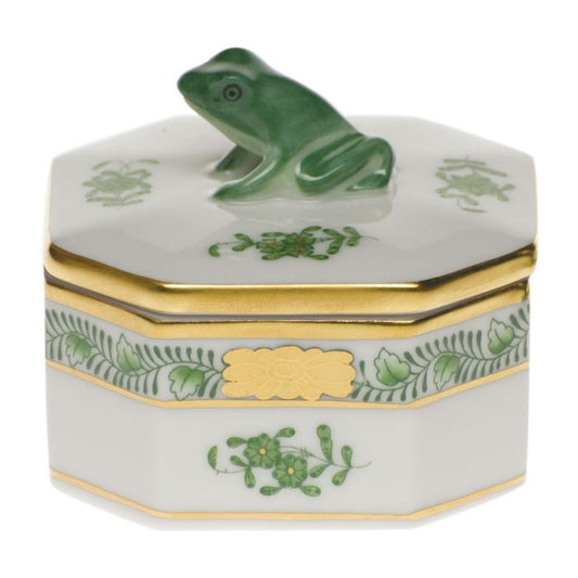 Small Octagonal Box - Frog