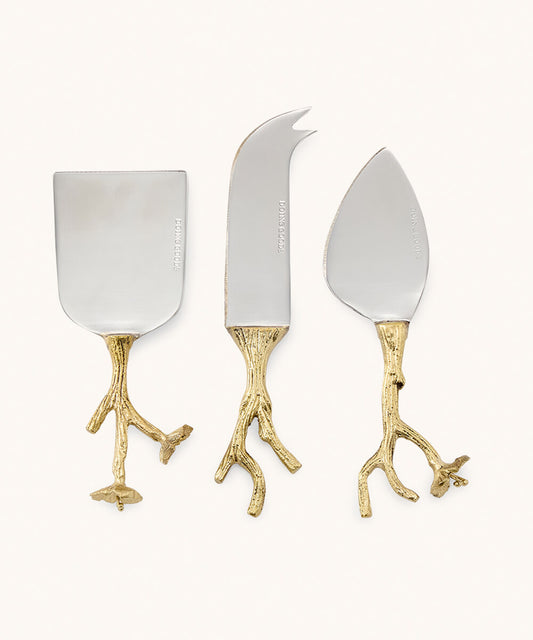 Ava Blossom Cheese Set of 3