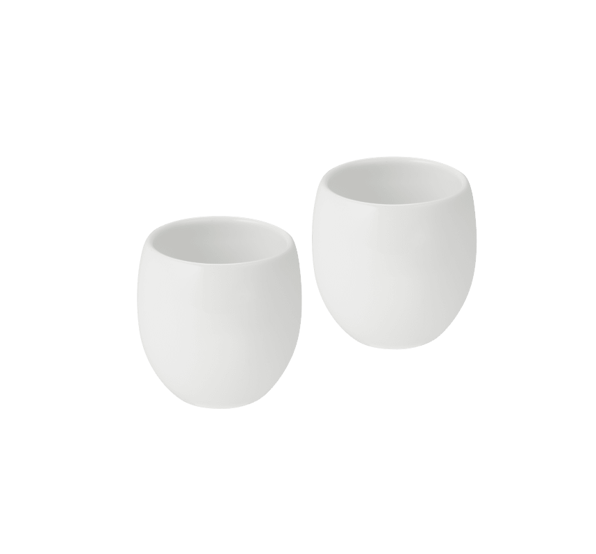 Mood Coffee Porcelain Espresso Coffee Cup Set of 2