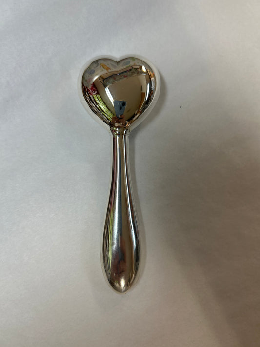 Heart Sterling Rattle