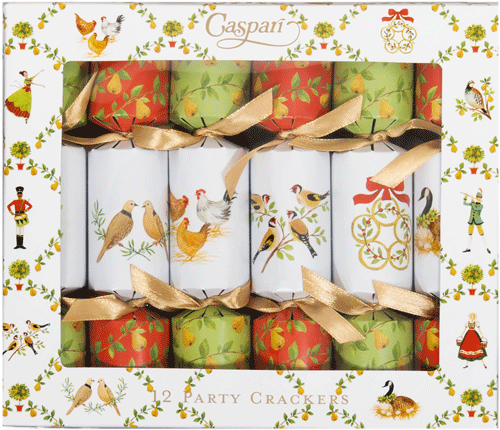 On The Twelfth Day Mini Party Crackers - 7 Inch/12-In