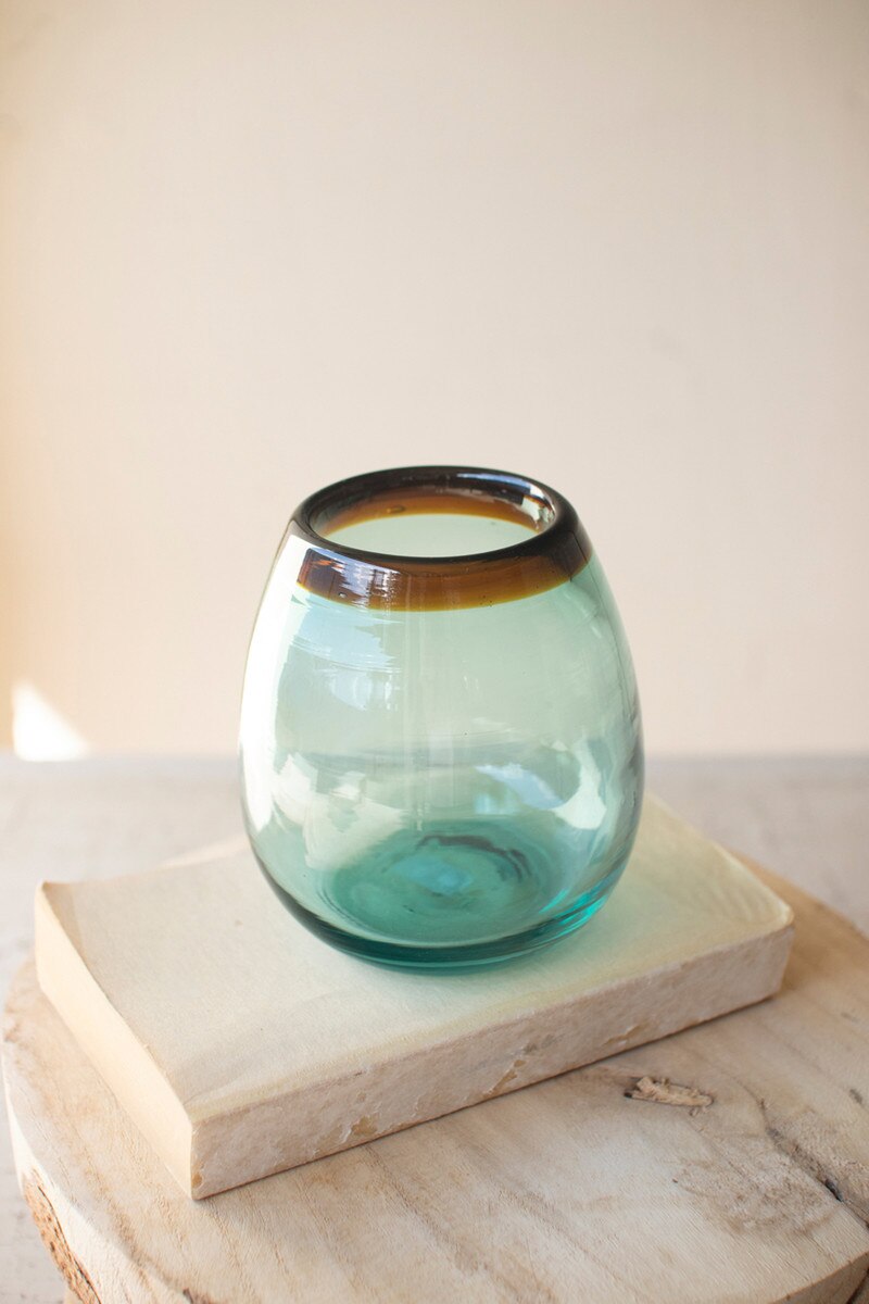 Handblown Stemless Wine Glass