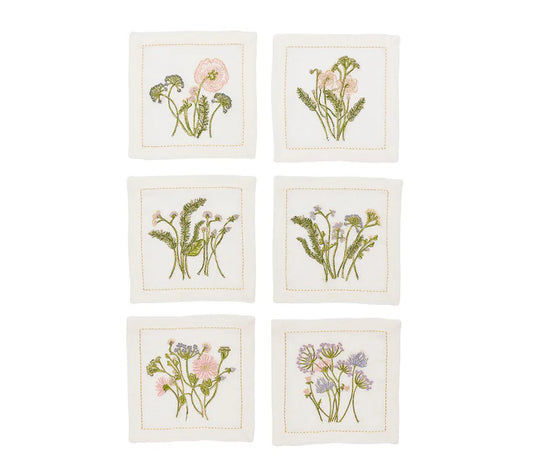 Meadow Cocktail Napkins, Set of 6